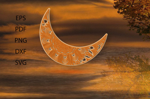3d Luxurious Moon Floral Layer Design22: A Comprehensive Review of a Versatile Digital Asset