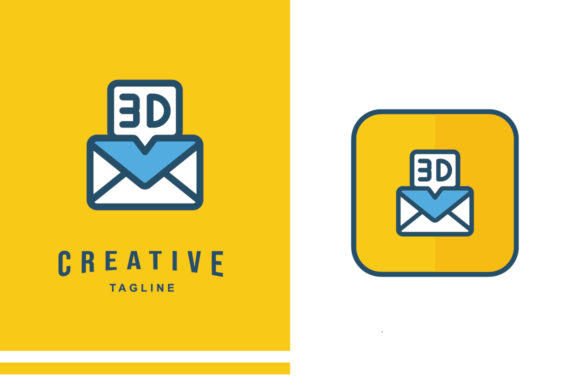 3D Printing Icon - Mail: A Versatile Vector Design Tool