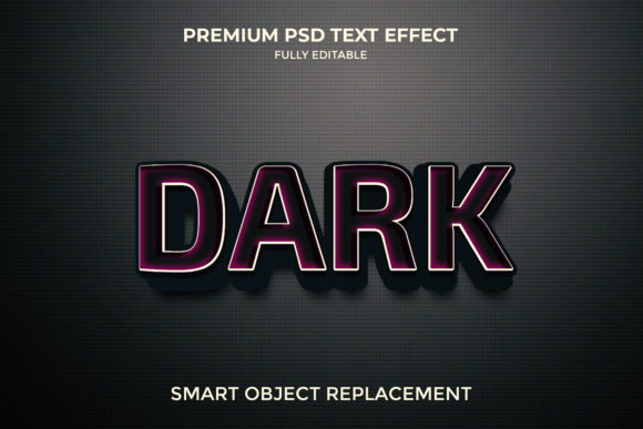 Dark Black 3d Editable Text: A Versatile Tool for Modern Creators