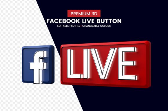 Facebook Live Streaming Button