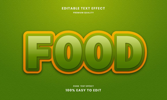 Food 3d Text Effect: Bringing Your Culinary Designs to Life