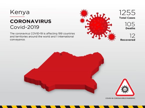 Kenya Affected Country 3D Map: A Strategic Tool for Accurate Pandemic Communication