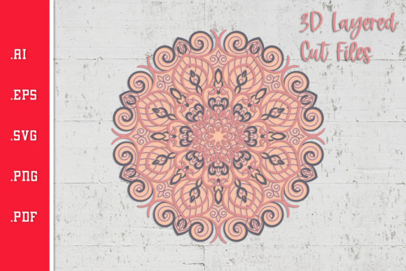 Mandala - 3D Layered SVG Cut File: A Comprehensive Evaluation for Digital Crafters