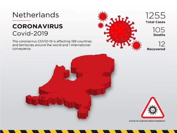 Netherlands Affected Country 3D Map: A Critical Review of Pandemic Data Visualization Assets