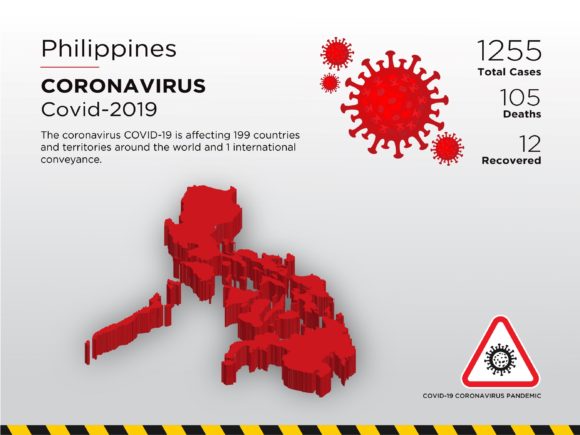Philippines Affected Country 3D Map: A Strategic Asset for Pandemic Visualization