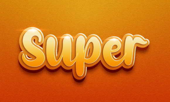 Super 3d Text Effect for Dynamic Graphic Design