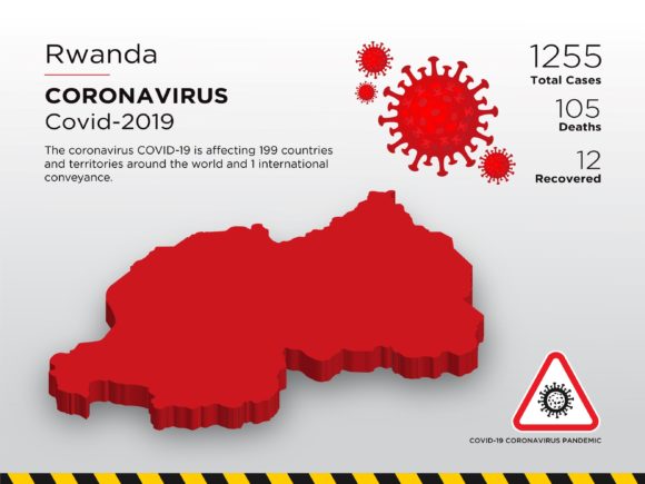 Understanding the Rwanda Affected Country 3D Map for Pandemic Visualization