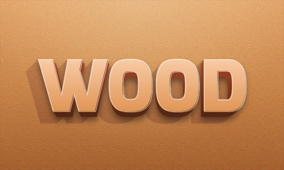 Wood 3d Text Effect: Bringing Natural Warmth to Your Creative Projects